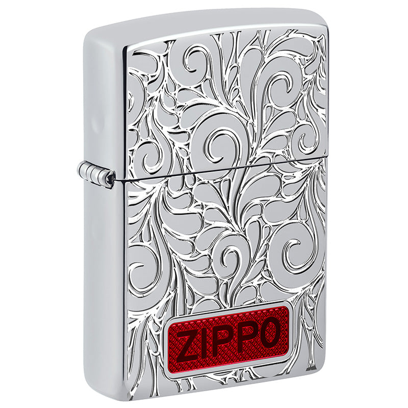 Ein wunderbares Zippo Benzinfeuerzeug mit Epoxy Inlay und Multicut