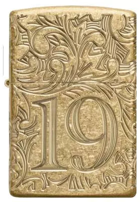 Zippo Armor Feuerzeug Vorderseite Gravur 19