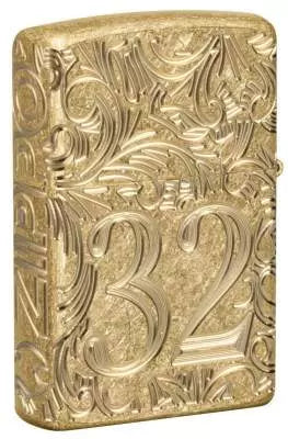Zippo Armor Feuerzeug Rückseite Gravur 32