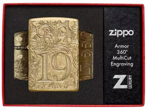 Zippo Armor Luxury Geschenkbox mit Gravur 19