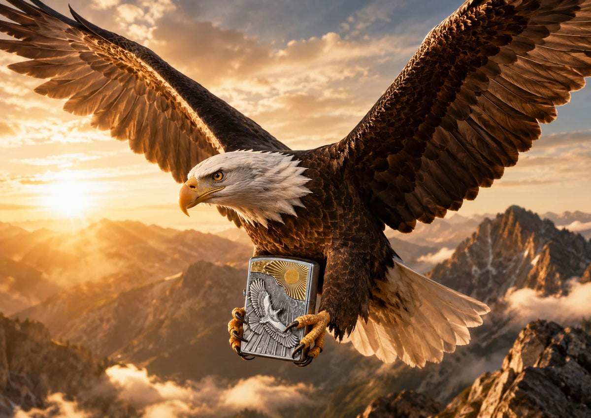 Zippo Feuerzeug Eagle Sun Fly