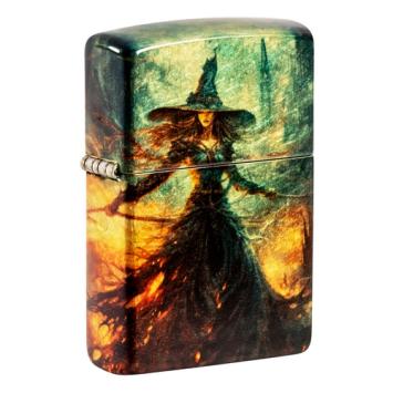 Dieses speziell produzierte Zippo Hexe besticht durch sein in wunderbaren Farben gehaltenes Motiv.