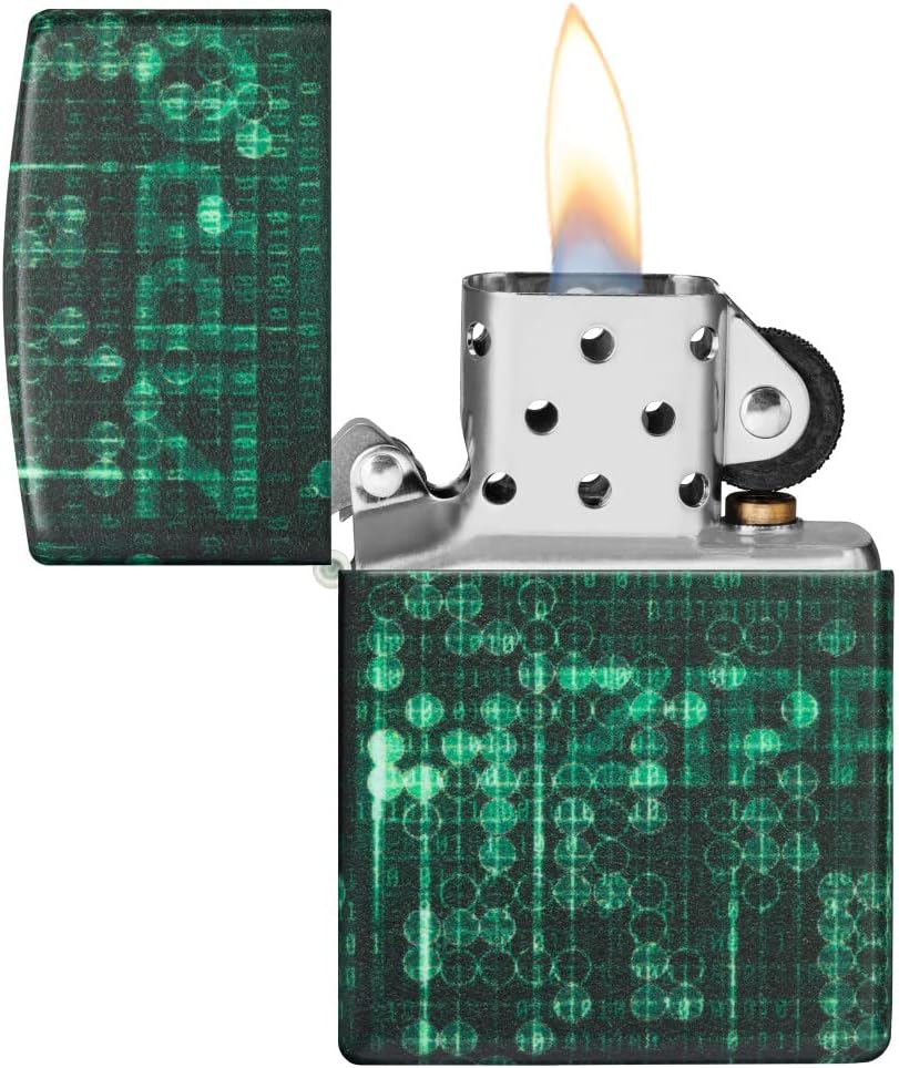 Zippo Pattern leuchtend grün