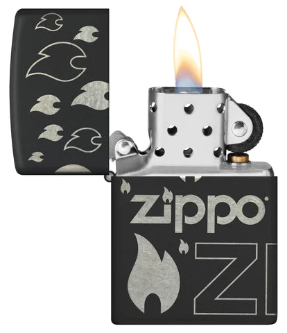 Zippo Black Matte Design