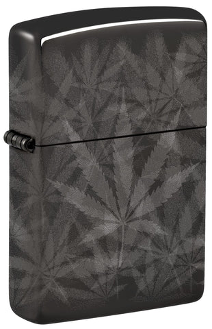 Zippo Cannabis Black