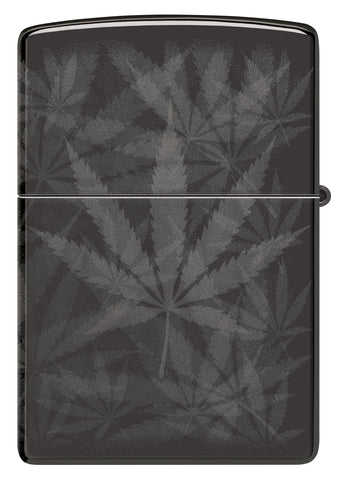 Zippo Cannabis Black