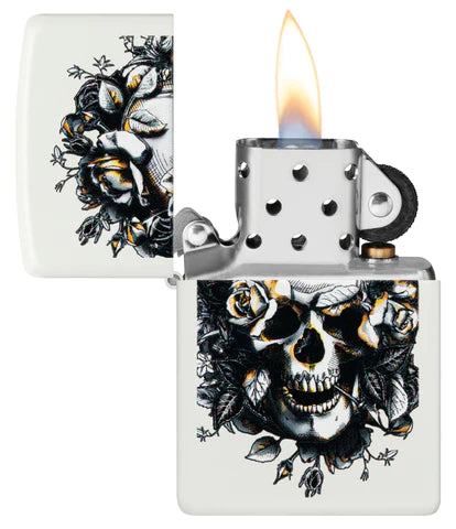 Zippo Skull and Roses