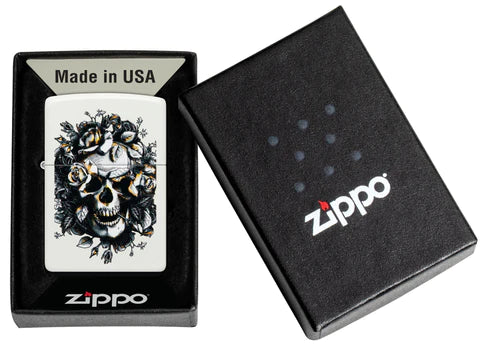 Zippo Skull and Roses