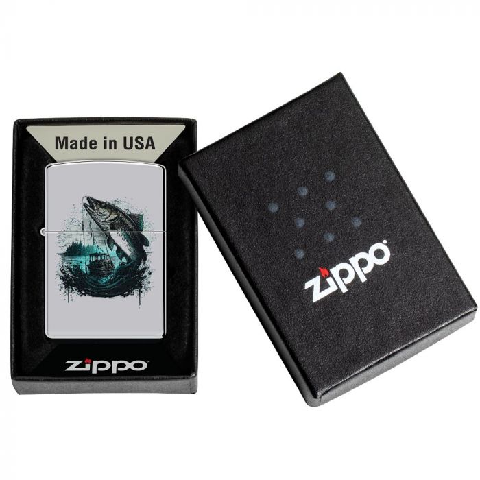 Zippo Fish and Boat