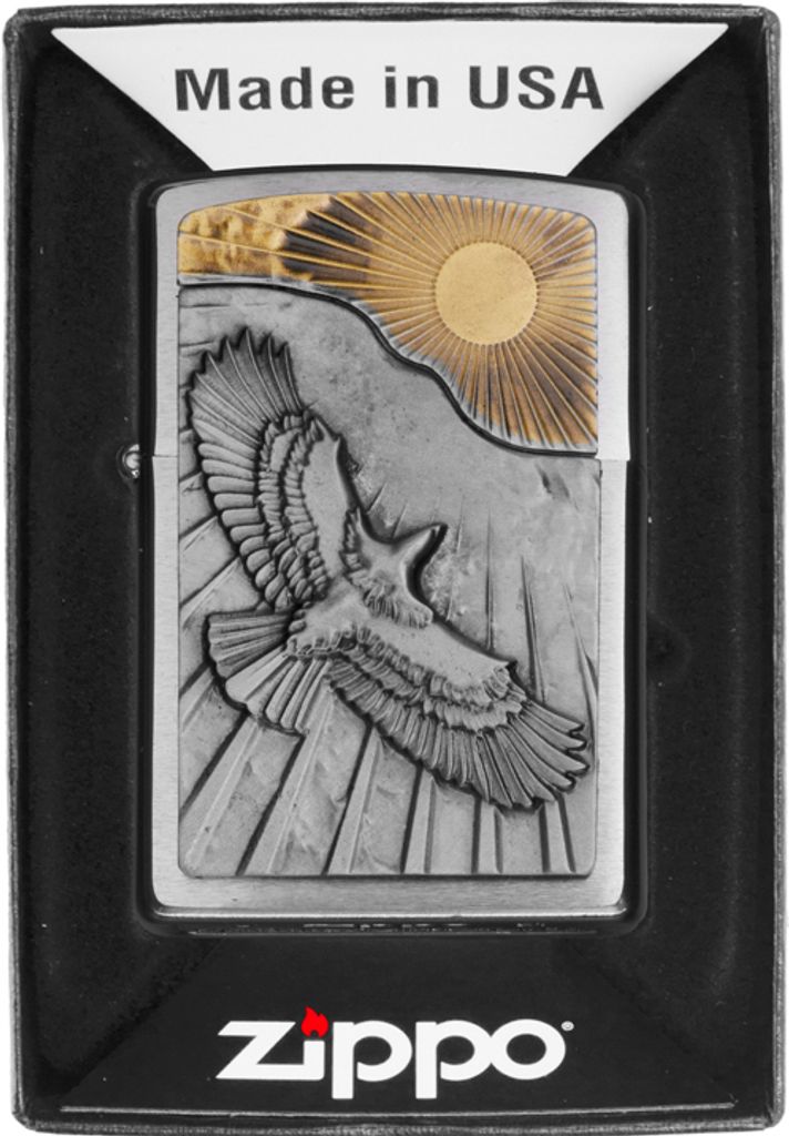 Zippo Feuerzeug Eagle Sun Fly