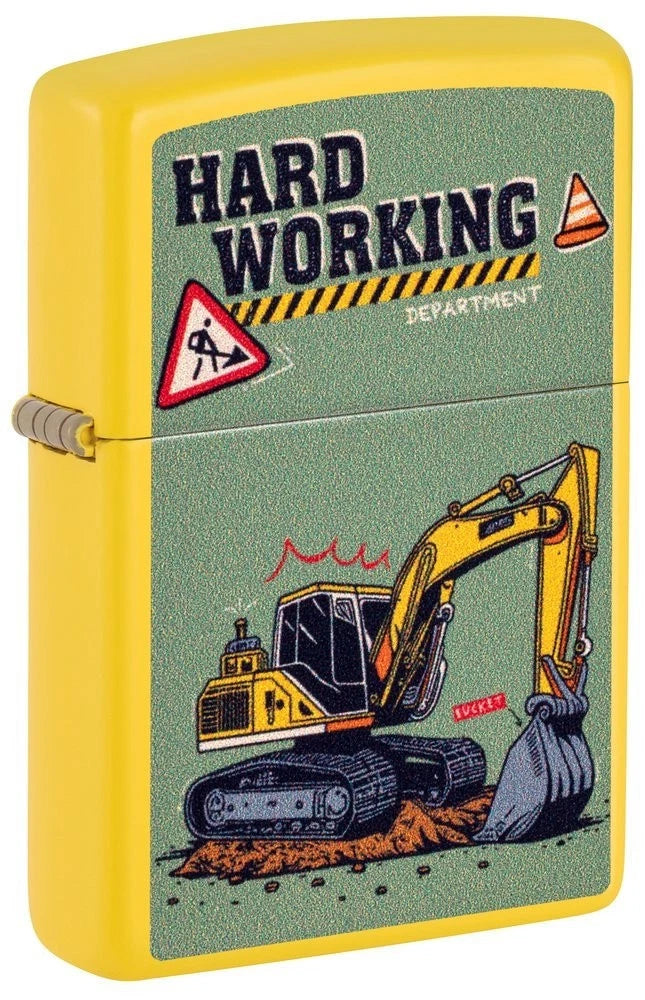Zippo Feuerzeug Harte Arbeit Yellow Sunflower geschlossen