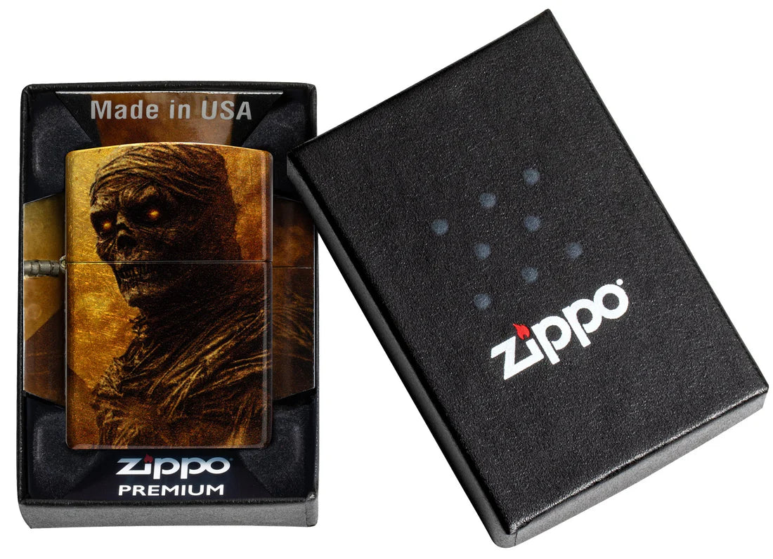 Zippo Verpackung: Premium-Box „Made in USA“ mit Produkt im Display