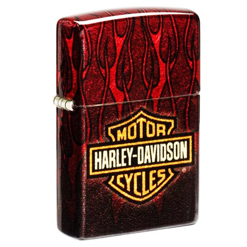 Zippo Harley-Davidson Red Flame geschlossen Vorderseite