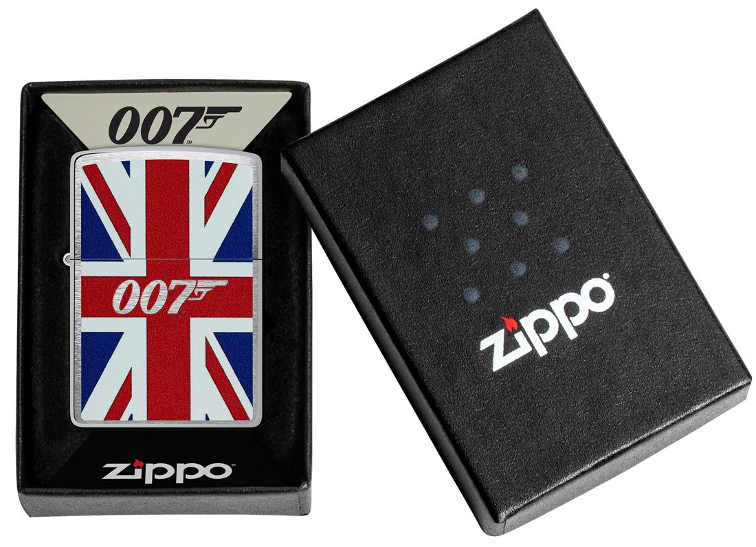 Zippo Feuerzeug James Bond Union Jack in Geschenkbox