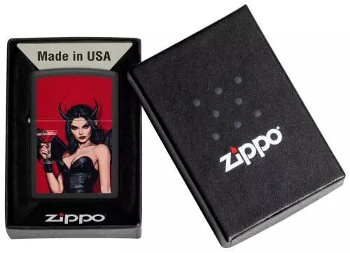 Zippo Vampir Lady Feuerzeug in Geschenkbox