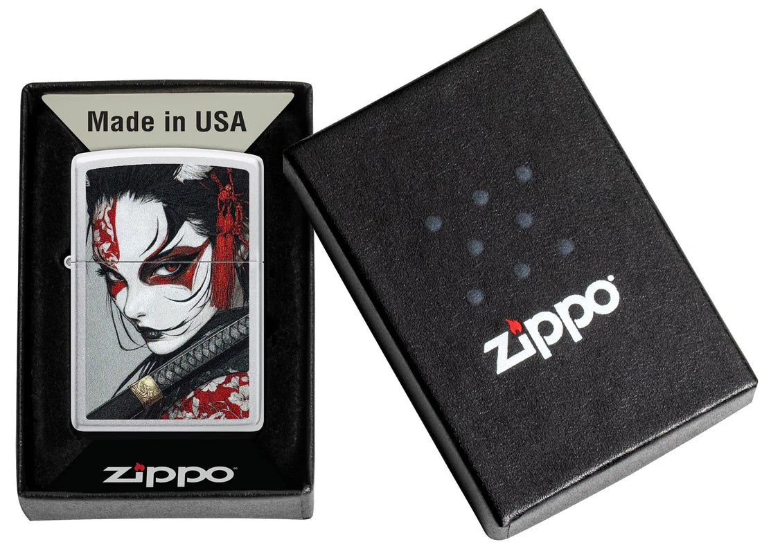 Zippo Samurai Women in Geschenkbox mit Logo