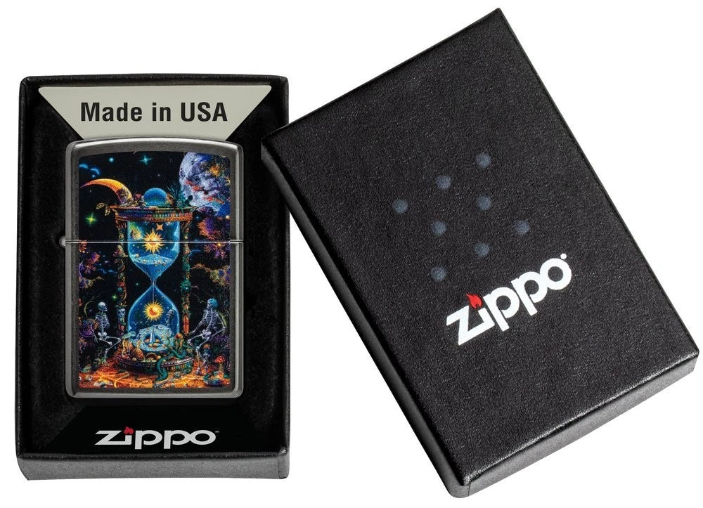 Zippo Feuerzeug Kosmische Sanduhr in Geschenkbox