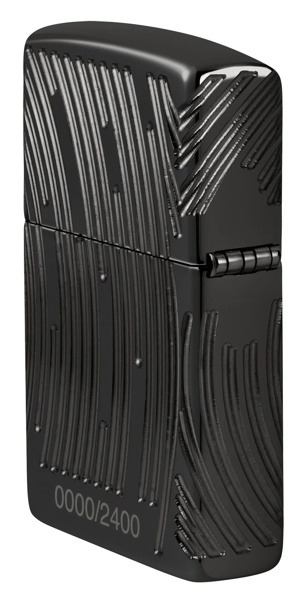 Zippo Spezialedition 2026 Seitenansicht mit Armor Heavy Wall Gehäuse und präziser Multi-Cut Struktur