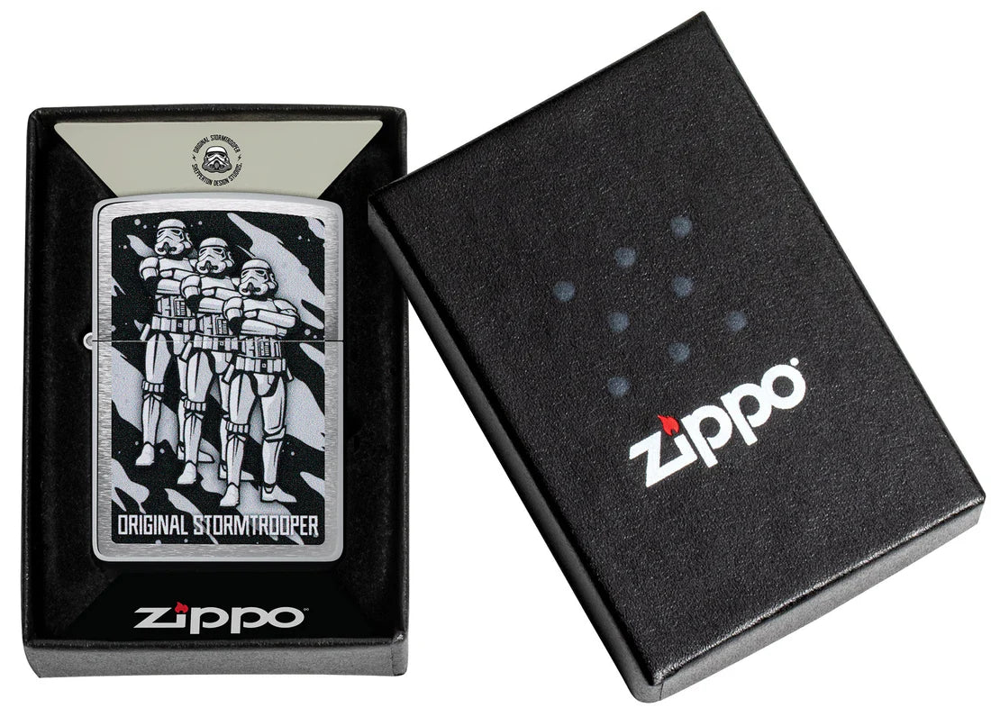 Zippo Feuerzeug mit Stormtrooper Motiv in Geschenkverpackung one box