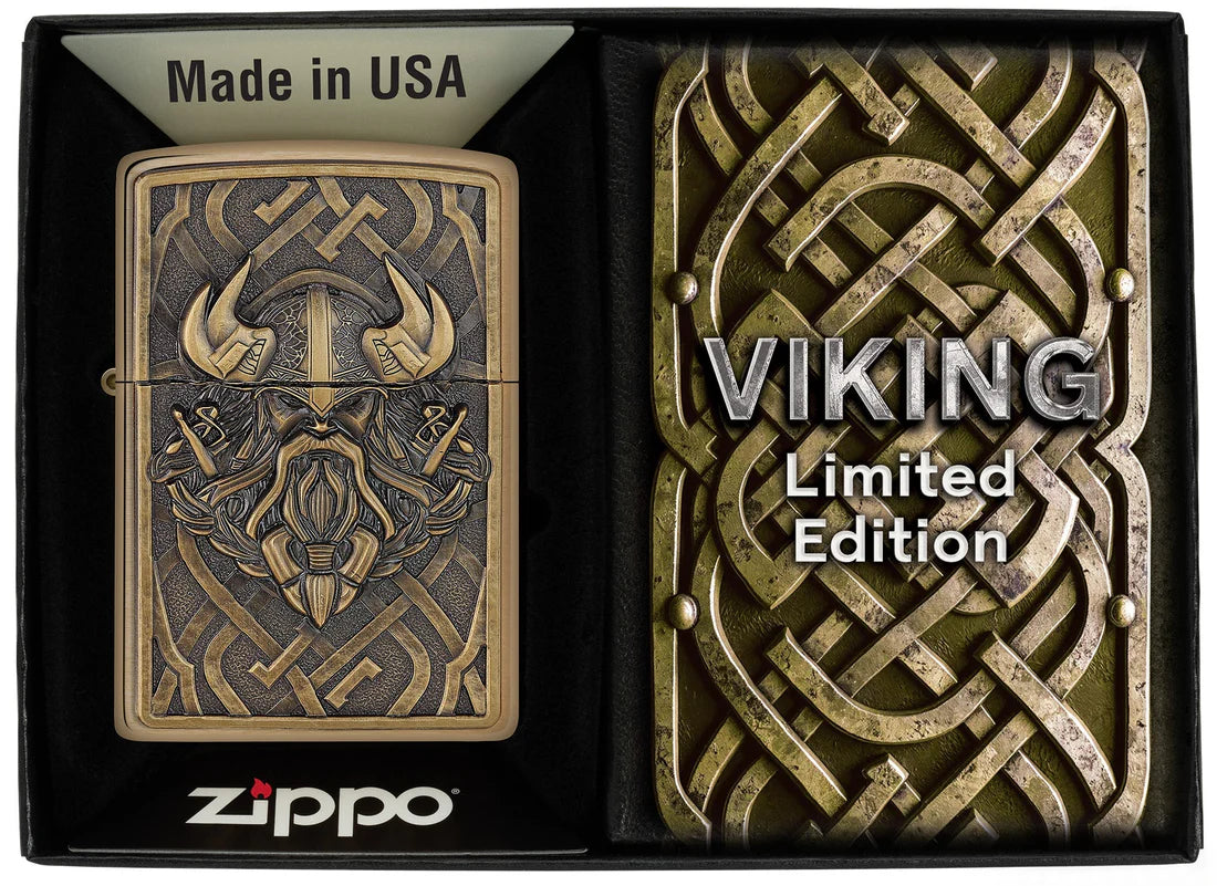 Zippo Viking in Geschenkbox – Limited Edition Verpackung