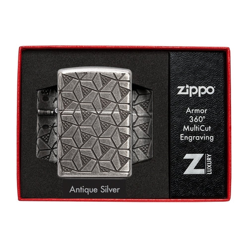 Zippo Armor Geometric Pattern
