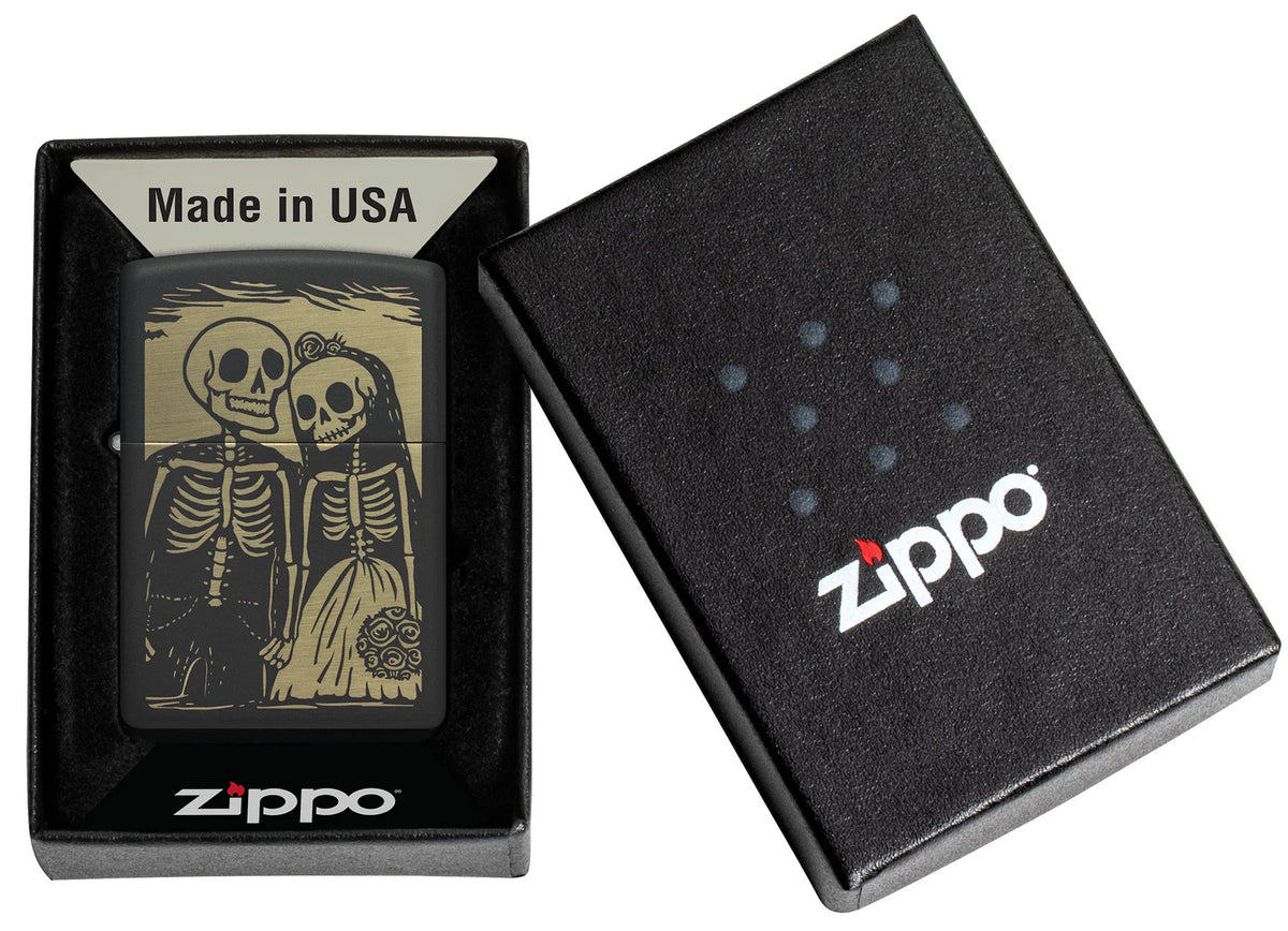 Zippo Love for ever in One Box Geschenkverpackung mit schwarzer Box