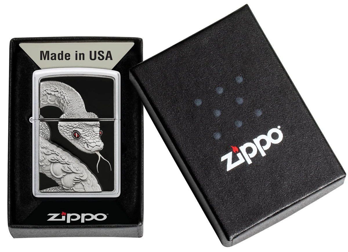 Original Zippo Feuerzeug Schlangen Zauber in Geschenkverpackung One Box