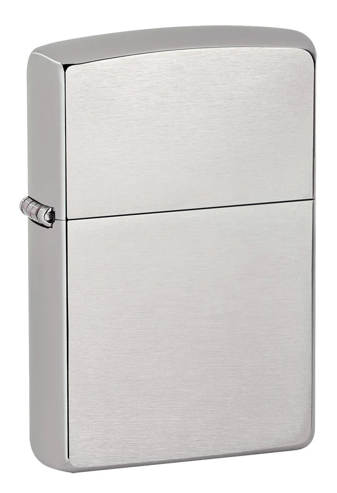 Zippo Sterling Silver geschlossen mit schlichter silberner Classic Oberfläche