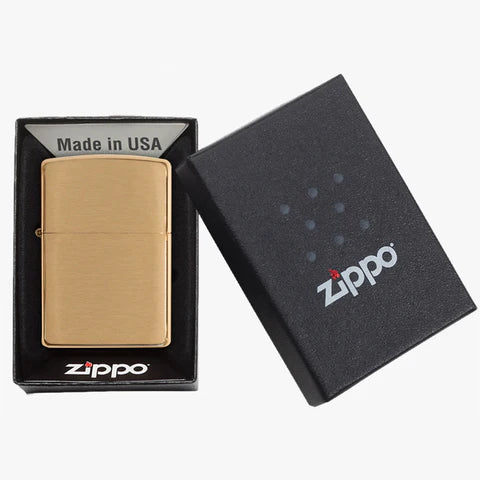 Zippo Brass Brushed
