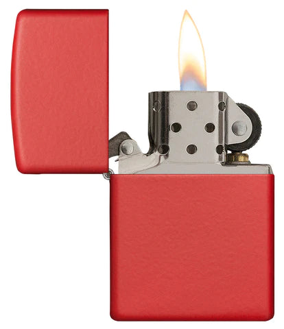 Zippo rouge mat