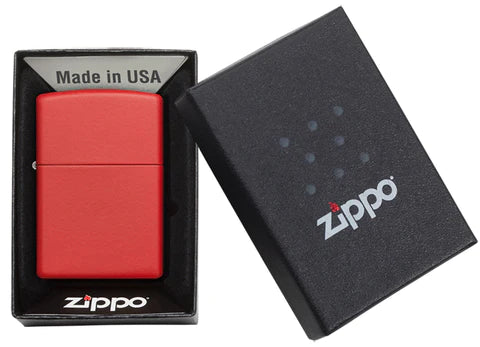 Zippo rouge mat