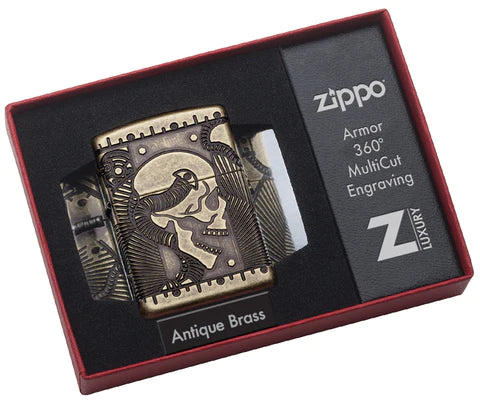Zippo Totenkopf Multi Cut