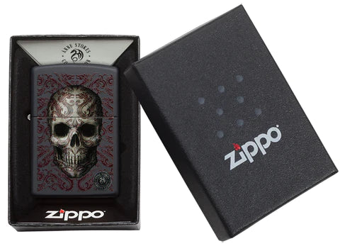 Zippo Anne Stokes colored Skull