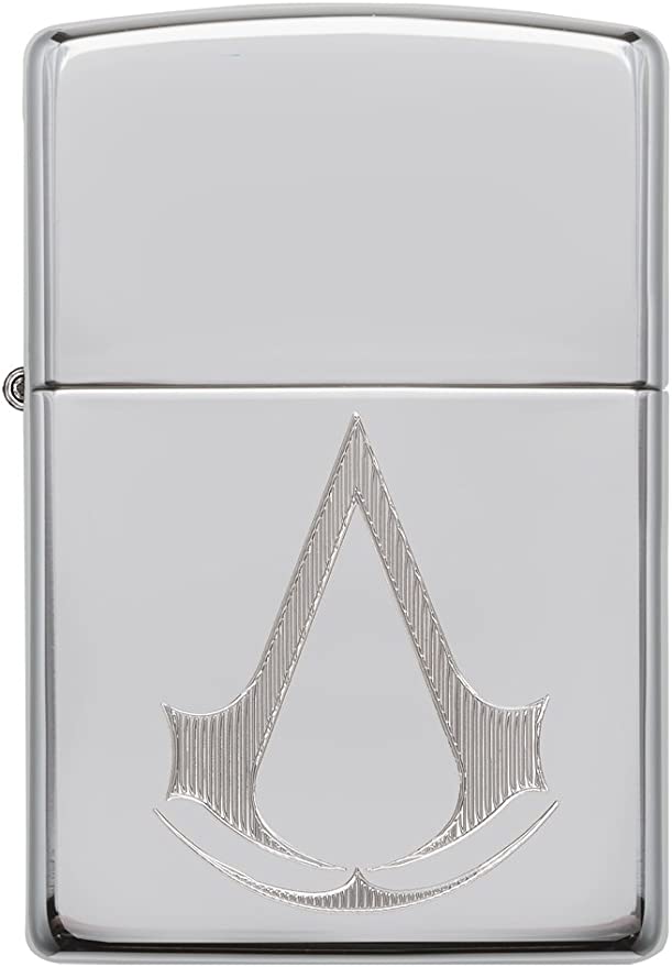 Einfach genial, das Assassins Creed Zippo mit dem bekannten Logo auf einer edlen High Polished Ausführung.
