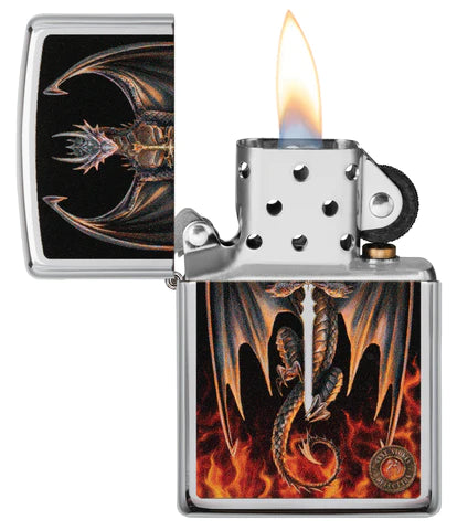 Zippo Anne Stokes Flying Dragon