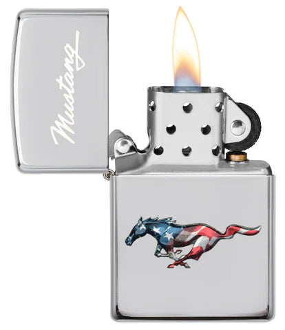 Zippo Ford Mustang Running Horse