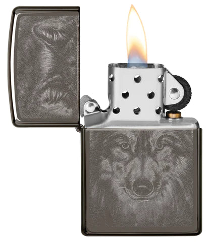 Zippo Wolf Design