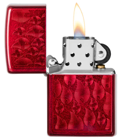 Zippo Candy Apple Red Flame