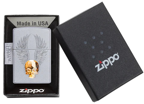 Zippo Gold Skull
