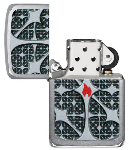 Zippo Replica Silver Texture