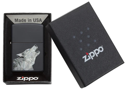 Zippo Wolf Polygonal