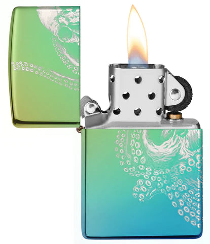 Zippo Octopus Skull