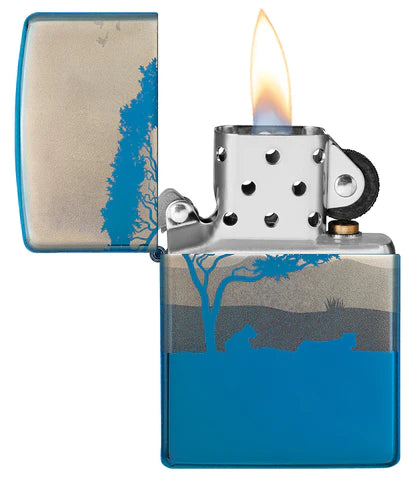 Zippo Lion Blue