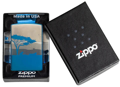 Zippo Lion Blue