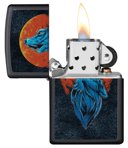 Zippo Wolf Texture