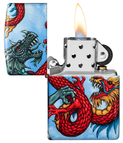 Zippo Fighting Dragon