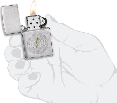 Zippo AC/DC Chrome