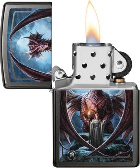 Zippo Anne Stokes Dragon Grey