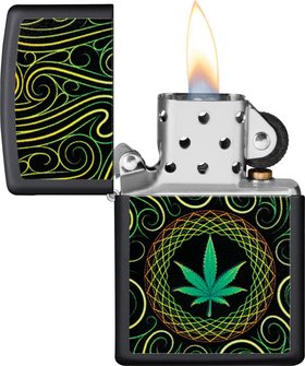 Zippo Cannabis Black Light
