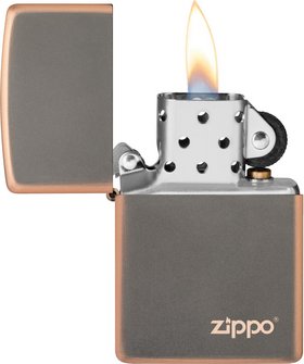 Zippo Rustic Bronze Logo